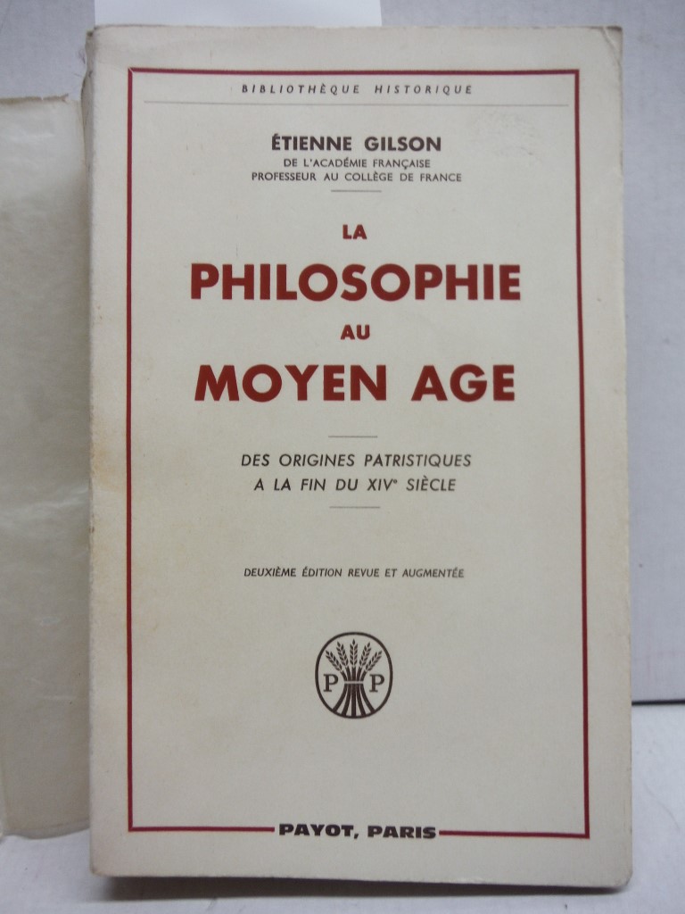 La philosophie au moyen age