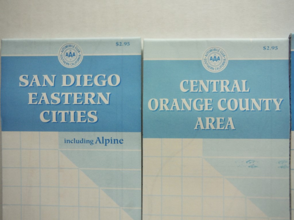 Image 2 of 9 California Maps, Auto Club of Southern California, approx 1996